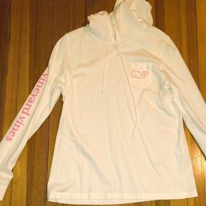 Vineyard Vines Pink/White Long-sleeve T-Shirt